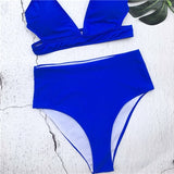 Floral Print Striped Swimwear