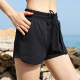 Tie Yoga Shorts For Fitness
