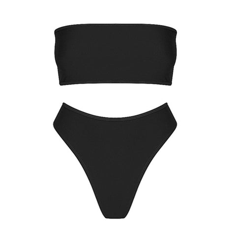Bandeau Bikini Set Swimwear