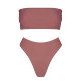 Bandeau Bikini Set Swimwear